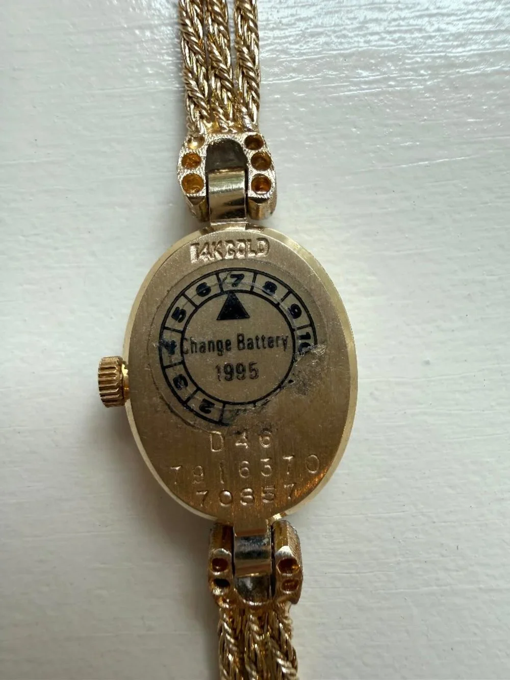 Vintage Movado 14K Gold & Diamond Swiss Quartz Ladies Bracelet Watch | Serviced